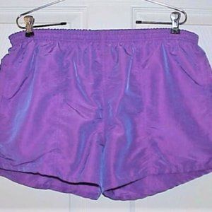 MEN'S VINTAGE OFF SHORE, 100% NYLON SWIM SHORTS, PURPLE XL FITS: 36"-42" UNLINED